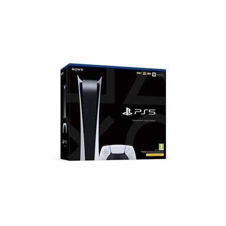 Sony PlayStation 5 Digital Edition 825 GB Wi-Fi Siyah, Beyaz