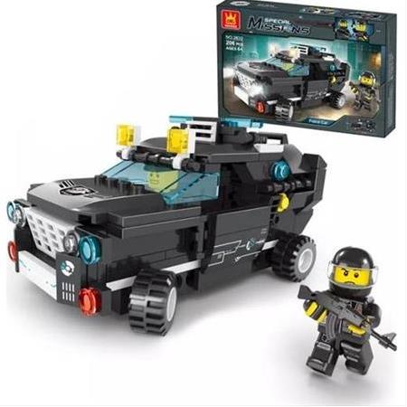 Wange SWAT Devriye Arabası 206 Parça Lego 2632