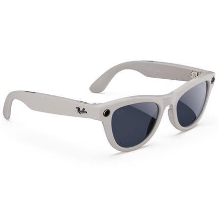 Ray-Ban Meta Skyler Kameralı Yapay Zekalı Akıllı Gözlük Shiny Chalky Gray Transitions Sapphire